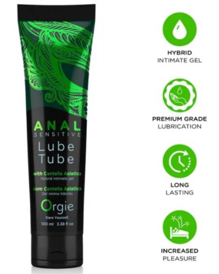 ORGIE - LUBE TUBE ANAL SENSITIVE HYBRID INTIMATE GEL FOR ANAL SEX 100 ML