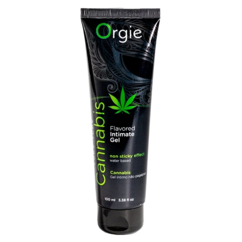 ORGIE - LUBE TUBE CANNABIS KISSABLE WATER-BASED INTIMATE GEL 100 ML - Imagem de 2