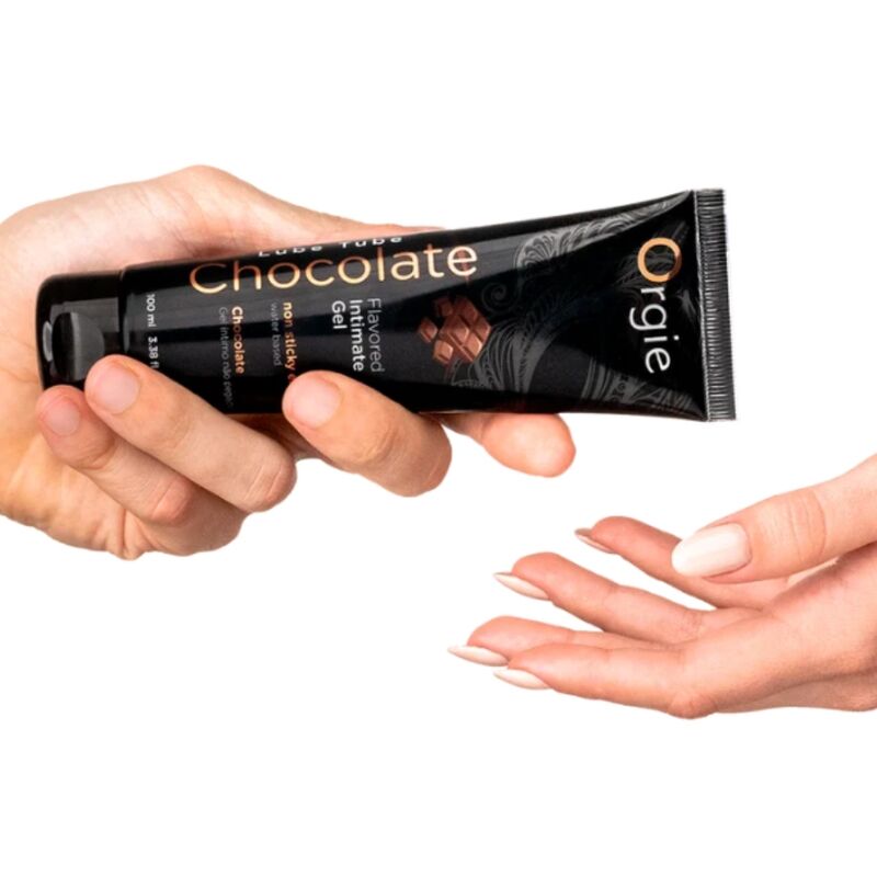 ORGIE - LUBE TUBE CHOCOLATE KISSABLE WATER-BASED INTIMATE GEL 100 ML - Imagem de 2