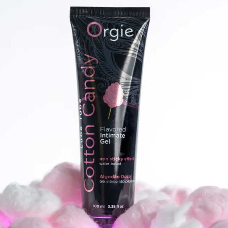 ORGIE - LUBE TUBE COTTON CANDY KISSABLE WATER-BASED INTIMATE GEL 100 ML - Imagem de 4