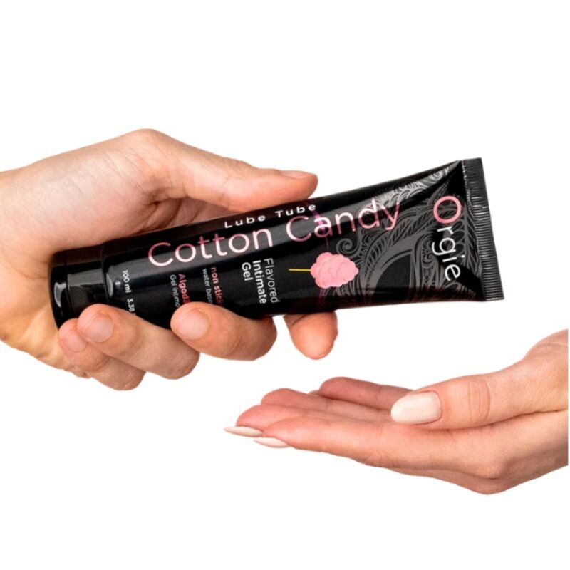 ORGIE - LUBE TUBE COTTON CANDY KISSABLE WATER-BASED INTIMATE GEL 100 ML - Imagem de 3