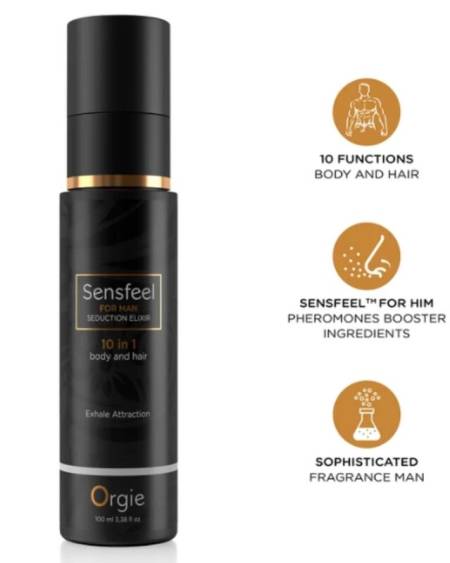 ORGIE - SENSFEEL FOR MAN SEDUCTION ELIXIR 10 IN 1 BODY AND HAIR 100 ML