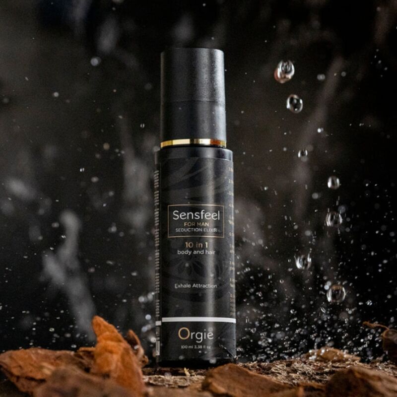 ORGIE - SENSFEEL FOR MAN SEDUCTION ELIXIR 10 IN 1 BODY AND HAIR 100 ML - Imagem de 3