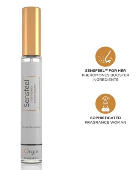 ORGIE - SENSFEEL EAU DE TOILETTE WITH PHEROMONE BOOSTER TRAVEL SIZE FOR WOMEN 10 ML