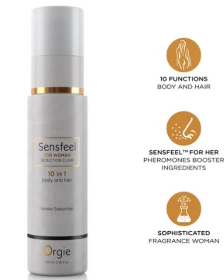 ORGIE - SENSFEEL FOR WOMAN SEDUCTION ELIXIR 10 IN 1 BODY AND HAIR 100 ML