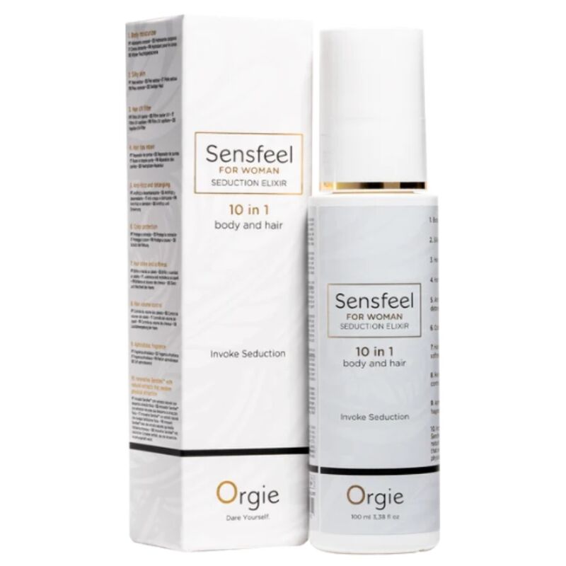 ORGIE - SENSFEEL FOR WOMAN SEDUCTION ELIXIR 10 IN 1 BODY AND HAIR 100 ML - Imagem de 3