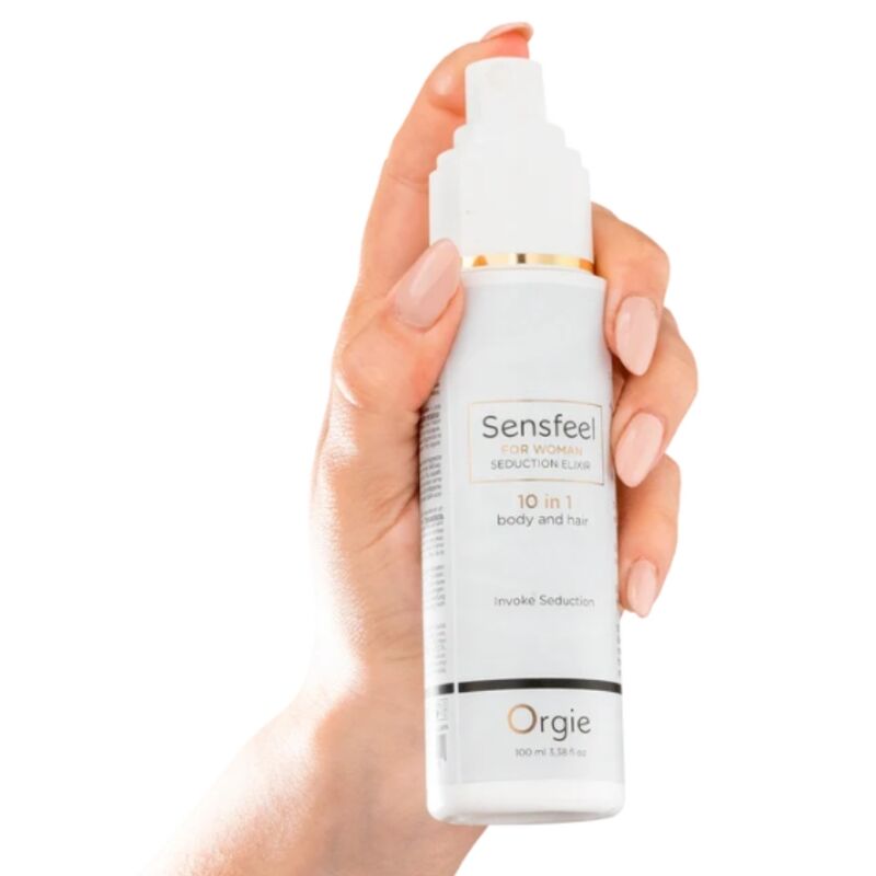 ORGIE - SENSFEEL FOR WOMAN SEDUCTION ELIXIR 10 IN 1 BODY AND HAIR 100 ML - Imagem de 2