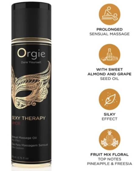 ORGIE - SEXY THERAPY AMOR SENSUAL MASSAGE OIL 200 ML