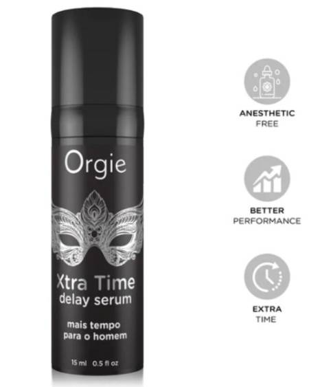 ORGIE - XTRA TIME SILICONE DELAY SERUM ANESTHETIC FREE 15 ML