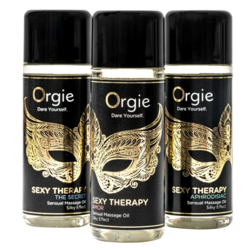 ORGIE - SEXY THERAPY MINI SIZE COLLECTION SENSUAL MASSAGE OILS 3 X 30 ML - Imagem de 2