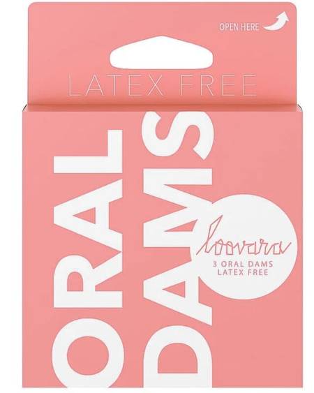 LOOVARA - ORAL DAMS LATEX-FREE ORAL BARRIERS 3 PCS