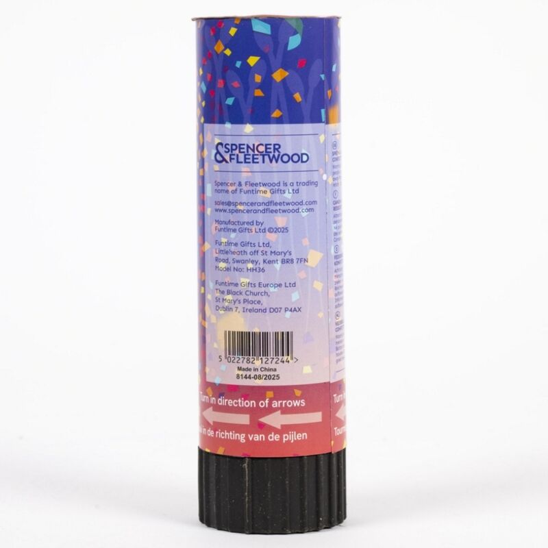 SPENCER FLEETWOOD - SPERM SHAPED CONFETTI PARTY POPPER 15 CM 1 UNIT - Imagem de 2