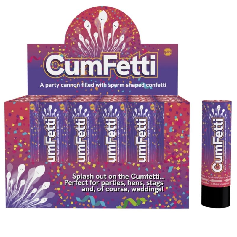 SPENCER FLEETWOOD - SPERM SHAPED CONFETTI PARTY POPPER 15 CM 1 UNIT - Imagem de 4