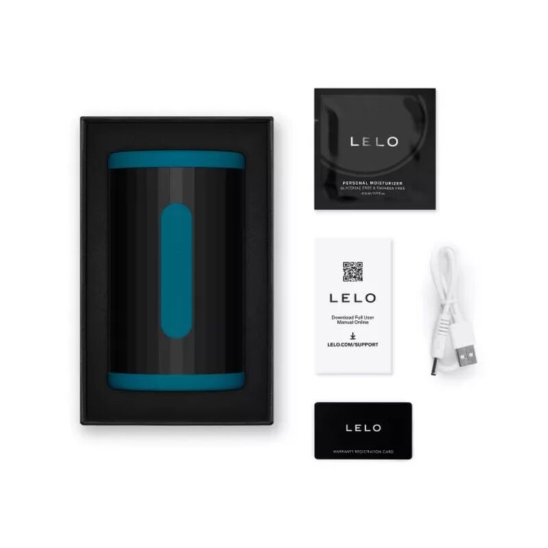 LELO - F2S DOUBLE SONIC MALE STROKER WITH DUAL SONIC STIMULATION TEAL - Imagem de 3