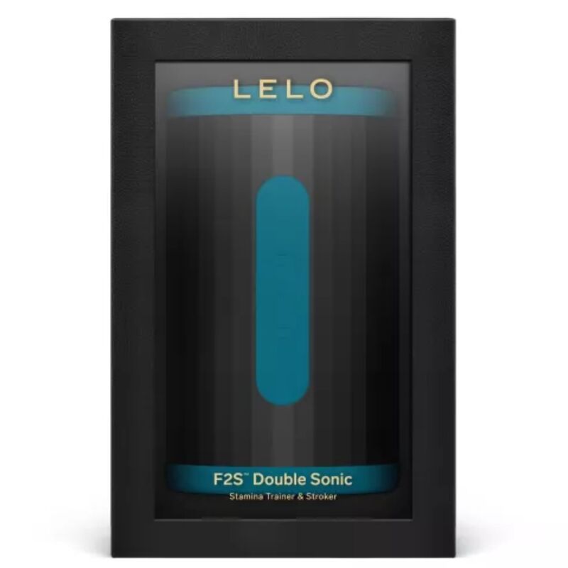 LELO - F2S DOUBLE SONIC MALE STROKER WITH DUAL SONIC STIMULATION TEAL - Imagem de 4