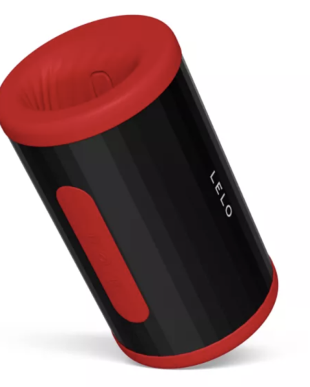 LELO - F2S DOUBLE SONIC MALE STROKER WITH DUAL SONIC STIMULATION RED