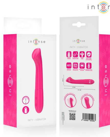 INTENSE - PATY VIBRATOR 19 CM FLEXIBLE 10 VIBRATIONS MODEL 2 PINK