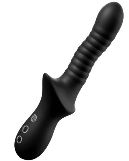 ANAL FANTASY ELITE - PLEASURE WAVE RECHARGEABLE BLACK ANAL MASSAGER
