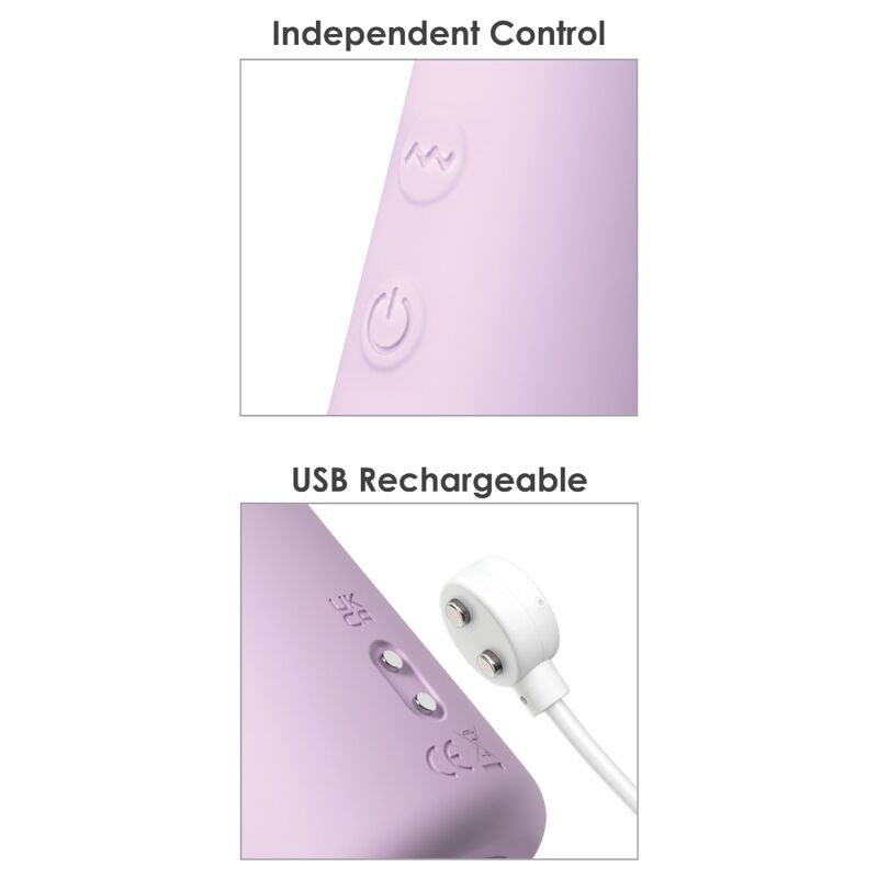 FANTASY FOR HER - FANTASY TWIST VIBRATOR TWISTMOTION WITH ROTATION AND PUSHING PURPLE - Imagem de 3