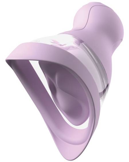 FANTASY FOR HER - VELOURA TOUCH PLEASURE PUMP INTIMATE PUMP WITH SUCTION AND VIBRATION PURPLE