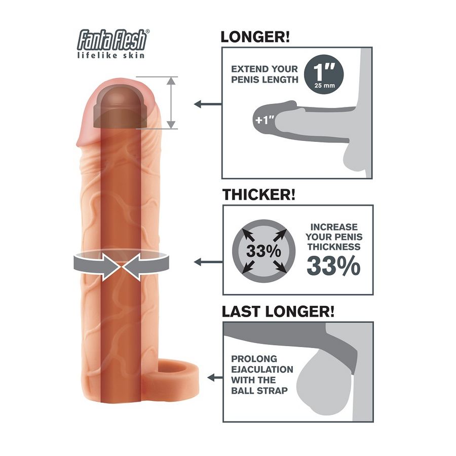 FANTASY X- TENSIONS - PERFECT 1 EXTENSION BALL STRAP SKIN - Imagem de 3