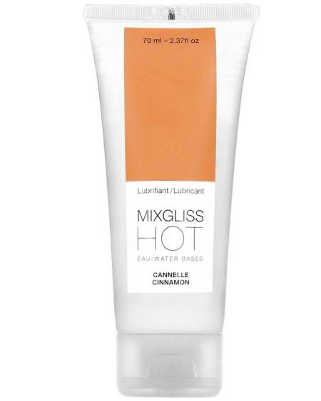 MIXGLISS - HEAT EFFECT LUBRICANT CINNAMON FLAVOR 70ML