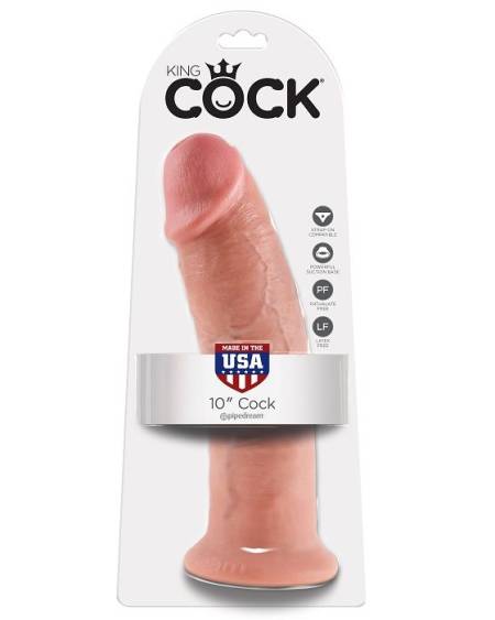 KING COCK - 10 DILDO FLESH 25.4 CM