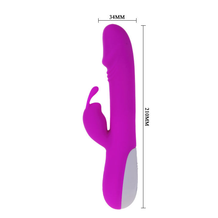 PRETTY LOVE - FLIRTATION ROBERT VIBRATOR WITH CLITORIS STIMULATOR - Imagem de 4
