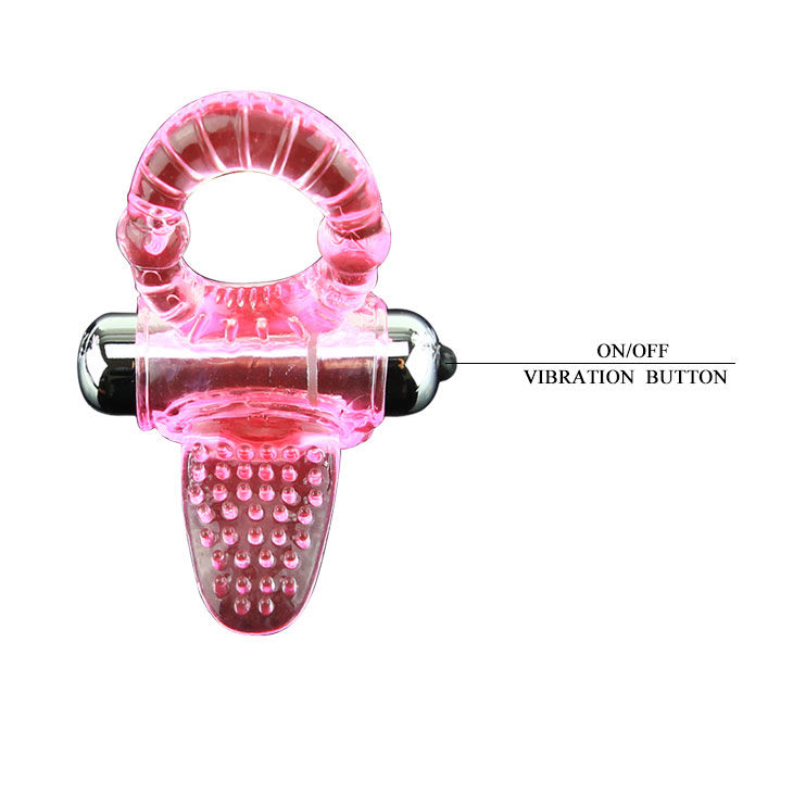 BAILE - SWEET ABS 10 RHYTHMS RING PINK VIBRATOR PENIS RING - Imagem de 5