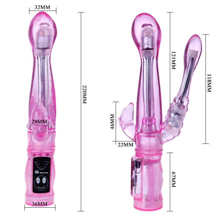 BAILE - FLEXIBLE VIBRATOR WITH ANAL STIMULATOR - Imagem de 4