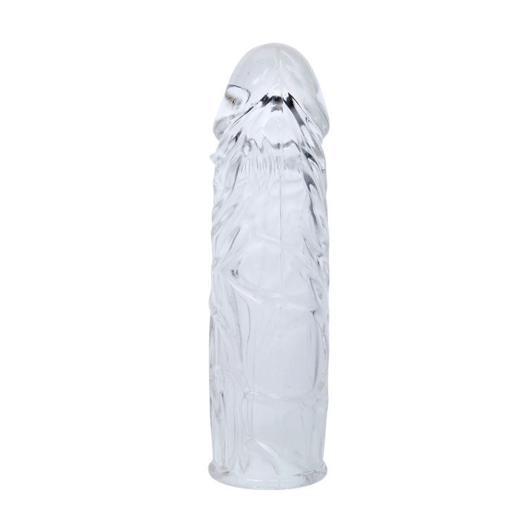 BAILE - TRANSPARENT SILICONE PENIS COVER 13 CM - Imagem de 3