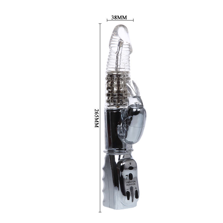 BAILE - AMOUR MISSILE TRANSPARENT ROTATOR 26.5 CM - Imagem de 5