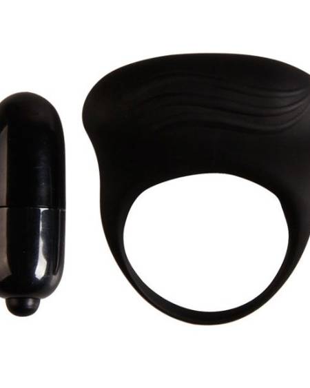 PRETTY LOVE - BERTRAM BLACK VIBRATOR RING