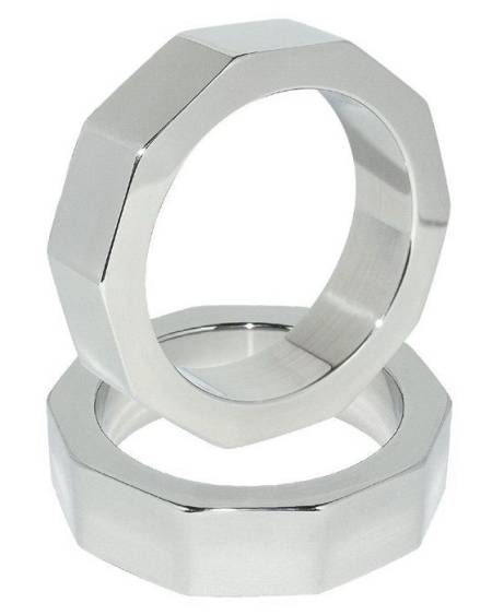 METAL HARD - PENIS AND TESTICLE NUT RING 50 MM