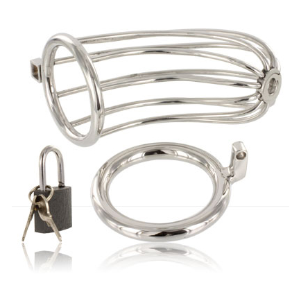 METAL HARD - BIRD CHASTITY RING CAGE - Imagem de 2