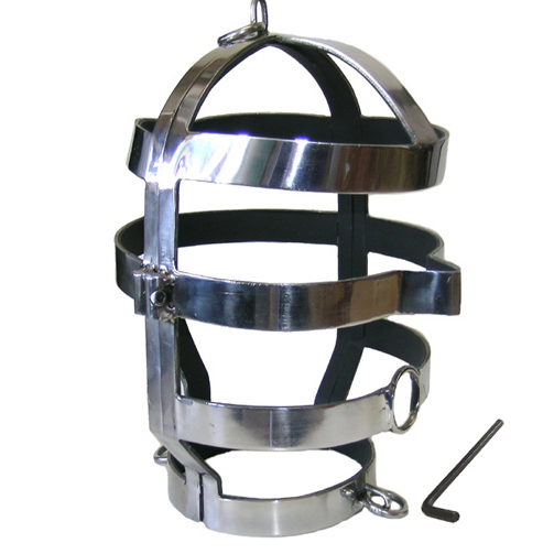 METAL HARD - MASK WITH STEEL NECKLACE - Imagem de 2