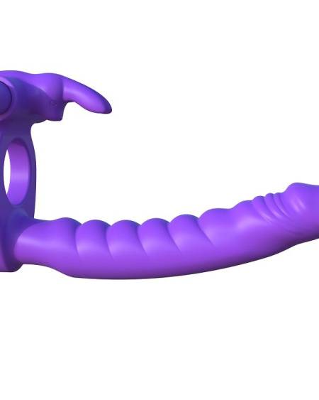 FANTASY C-RINGZ - SILICONE DOUBLE VIBRATOR RABBIT