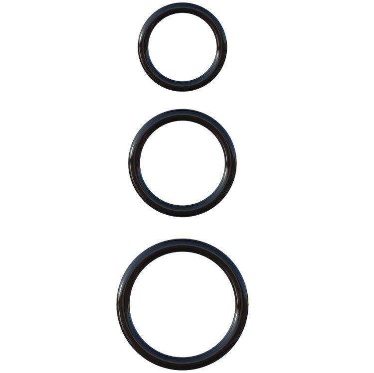 FANTASY C-RINGZ - SILICONE 3 RING STAMINA SET - Imagem de 2