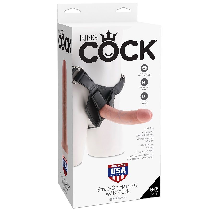 KING COCK - HARNESS WITH REALISTIC PENIS 20.3 CM - Imagem de 4