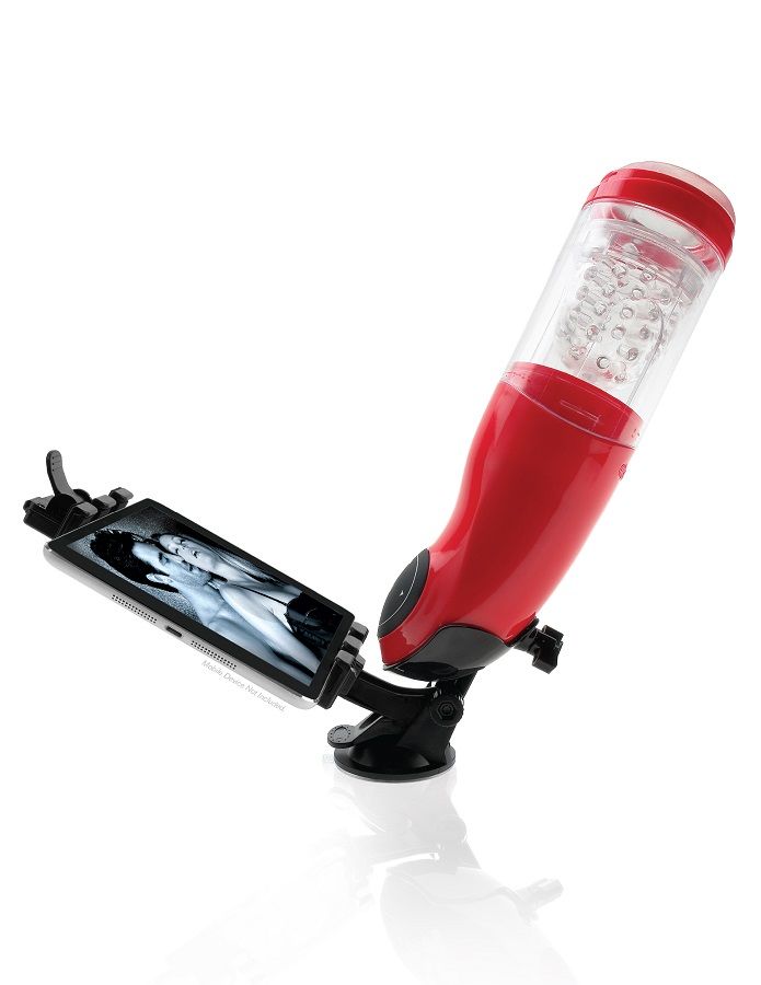 EXTREME TOYZ - PDX MEGA BATOR USB MALE MASTURBATOR MOUTH RED - Imagem de 3