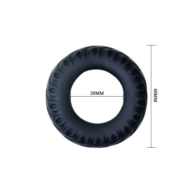 BAILE - TITAN COCKRING BLACK GREEN 2 CM - Imagem de 4