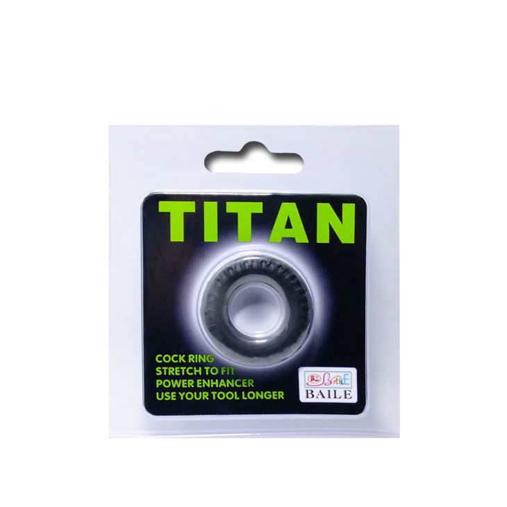 BAILE - TITAN COCKRING BLACK GREEN 2 CM - Imagem de 5