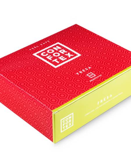 CONFORTEX - STRAWBERRY CONDOM 144 UNITS