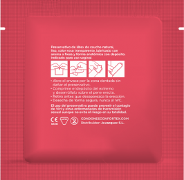CONFORTEX - STRAWBERRY CONDOM 144 UNITS - Imagem de 4