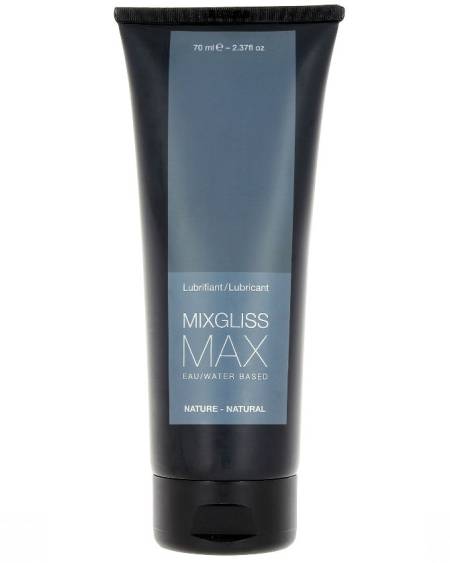MIXGLISS - MAX NATURAL WATER-BASED ANAL LUBRICANT 70 ML