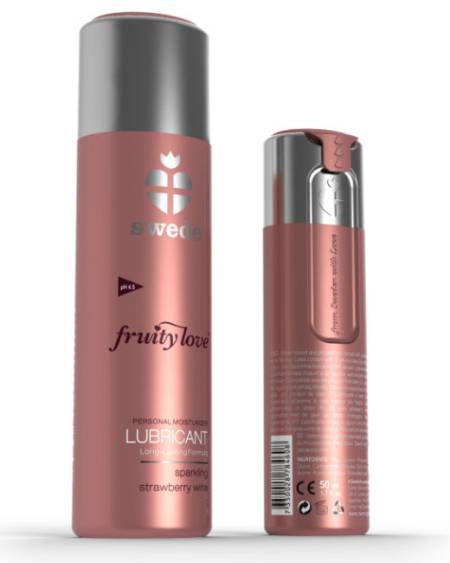 SWEDE - FRUITY LOVE LUBRICANT SPARKLING STRAWBERRY WINE 50 ML