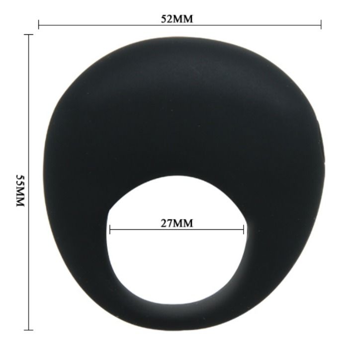 PRETTY LOVE - TRAP VIBRATOR RING BLACK - Imagem de 5