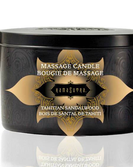 KAMASUTRA - VANILLA AND SANDALWOOD MASSAGE CANDLE 170 GR