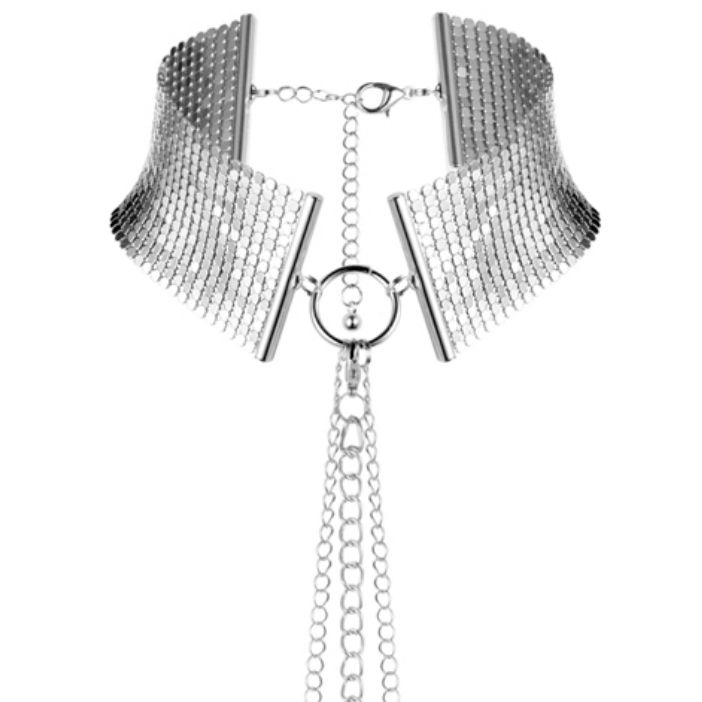 BIJOUX - DÉSIR MÉTALLIQUE SILVER METALLIC NECKLACE - Imagem de 2