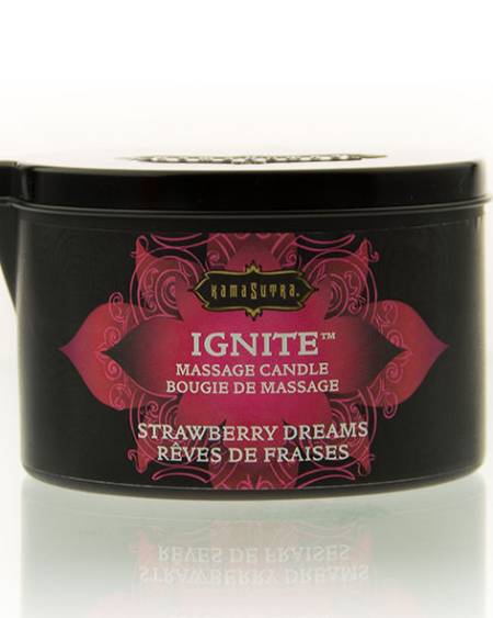 KAMASUTRA - STRAWBERRY DREAMS MASSAGE CANDLE 170 GR